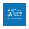 Trinity College Dublin crest on blue background