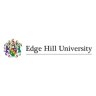 Edge Hill University logo with stylized crest and text.